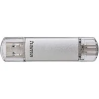Hama USB-Stick 64GB, dualer Anschluss, 40MB/s, robustes USB-Stick