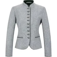 Stockerpoint Trachtenjacke Trachtenjacke Leandrine silbergrau
