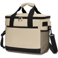 KONO Picknicktasche, Große isolierte Kühltasche mit langer Kühl- und Warmhaltefunktion