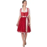 Krüger Madl Dirndl Dirndl Nakita 60cm Länge rot