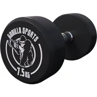 GORILLA SPORTS Kompakthantel Kurzhantel Gummi 2,5 - 40 kg