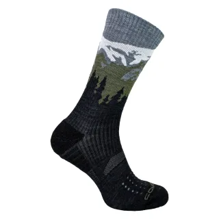 Herren Damen Leichte Performance Crew Merinowollsocken | Trekkingsocken
