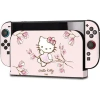 DeinDesign Konsolen-Cover Hello Kitty Fanartikel Hanami Hello Kitty - Magnolia, Nintendo Switch 2 Skin Aufkleber Sticker Folie