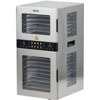 Yato Dörrautomat Essiccatore alimentare con 9 setacci, 600-700W 1500 W, Gastro Lebensmitteltrockner mit 20 Edelstahl-Einschüben, 1500 W