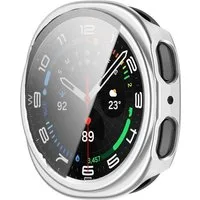 SmartUP Smartwatch-Hülle für Samsung Galaxy Watch 8 40mm / 44mm Schutzglas Display Case Tasche, kompletter Rundumschutz