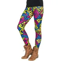cosey Leggings Neon Line Leggings, 2 Größen (XS–S & M–L) (38/M bis 40/L)