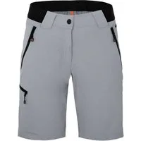 Bergson Outdoorhose VIDAA COMFORT Bermuda Damen Wandershorts, leicht, strapazierfähig, Normalgrößen, hellgrau