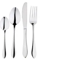 Cheffinger Besteck-Set Besteckset für 6 Personen 24-teilig 18/10 Edelstahl Essbesteck Besteck (24-tlg), Edelstahl