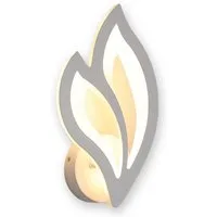 Riserva LED Wandleuchte LED Wandleuchte Innen Weiß 13W Blumenform Warmweiß