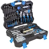 Karcher Werkzeugset 135-teilig, (135-tlg), Werkzeugkoffer Chrom Vanadium & Karbonstahl, im Koffer