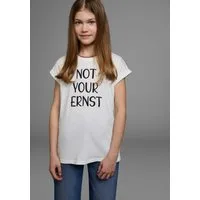 KIDSWORLD T-Shirt NOT YOUR ERNST Kurzarm, bedruckt, Rundhalsausschnitt, aus Baumwolle