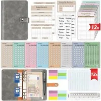 LuxusKollektion Geldkassette Budget Planner Deutsch mit 8 Sparchallenges A6 Haushaltsbuch
