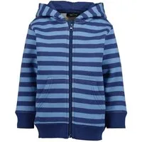 Blue Seven Sweatjacke Blue Seven Jungen Sweatjacke Jacke Kapuze ringel dunkelblau (1-tlg)