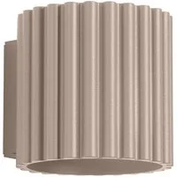 SOLLUX lighting Wandleuchte Wandleuchte Aura Taupe G9, Nicht enthalten