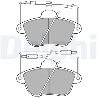 Delphi Bremsbel?ge vorne Citroen Xm Renault Clio Sport
