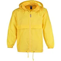 FRIESEN Friesennerz Regenjacke Unisex Windbreaker "Moin von 8ern!" - Leichte Windjacke Fahrradjacke Jacke verstaubar in Seitentasche mit doppeltem Zip und Hüftgürtel