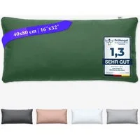 Wolkenfeld Kissenbezug Mikrofaser Kissenbezug - Allergiker Kopfkissenbezug - unfassbar weich, (1 Stück), Größe 80x80, 40x80 und 70x90 cm, versteckter Reißverschluss