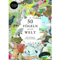 Laurence King Puzzle In 50 Vögeln um die Welt, 1000 Puzzleteile