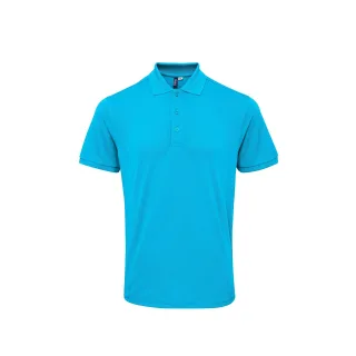 Premier Mens Coolchecker Plus Pique Polo mit CoolPlus (Türkis)