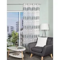 HOME WOHNIDEEN Vorhang KIRAN (1 St), Ösen, blickdicht, HxB: 245x140, Jacquardmusterung