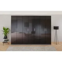 OTTO home Kleiderschrank Mehrzweckschrank Aktenschrank Möbel Mietswohnung Schlafzimmer KOLUNA (Breiten 181/226/271/315 cm Höhen 210/229 cm, elegante Hochglanz-Front) inkl. 2 Innenschubladen sowie extra Einlegeböden MADE IN GERMANY