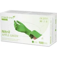 Medi-Inn Nitril-Handschuhe Nitril Apple Green Einmalhandschuhe, apfelgrün, puderfrei AQL: 1.5