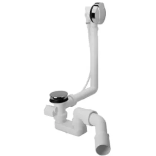 Duravit Ab- und Überlaufgarnitur für seitlichen Ablauf 790201000001000, , 7,90201E+14