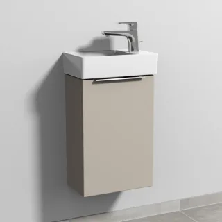 Sanipa 3way Waschtischunterbau zu Villeroy & Boch Avento Waschtisch mit 1 Tür, Kaschmir-Matt UP6271U