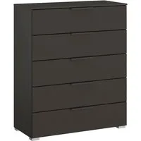 rauch Schubkastenkommode Kommode Sideboard Wäscheschrank Schrank SKAT MERIDIAN (inkl. SOFT-CLOSE-FUNKTION), mit 5 Schubladen in elegantem Design MADE IN GERMANY
