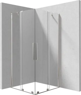 Neuesbad Duschkabine Chrom 90X90 KTJ_039R + KTJ_039R NB1DEKPN0P09P091