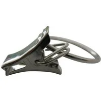 rewagi Gardinenhaken Metallklammer mit Ring Ø 23mm, Gardinenklammer, Gardinenhaken, Gardinen, Vorhänge, Gardinenstangen, Seitenschals, Innenlaufsysteme, Flächenvorhänge, (25-St), Verkaufseinheit: 10, 25, 50, 75, 100 Stück