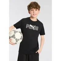 PUMA T-Shirt ESS LOGO LAB TEE B für Jugendliche, Kurzarm, Regular Fit, Rundhals-Ausschnitt