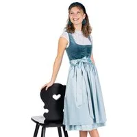Hammerschmid Dirndl Samt Dirndl 2tlg. - PLATTENSEE - türkis