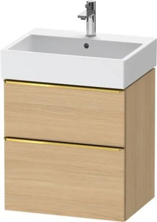 Duravit D-Neo Waschtischunterbau wandhängend Natur Eiche Matt 584x442x625 mm - DE4371034300000 DE4371034300000