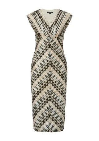 comma - Kleid creme - Gr. - 36