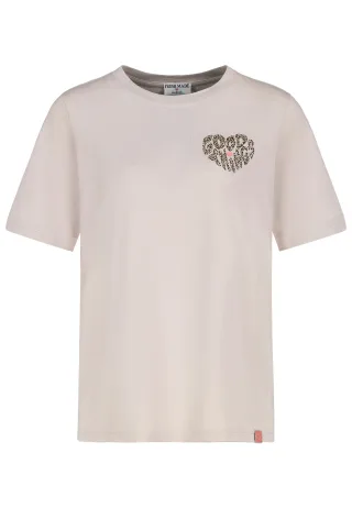 Authentic Style - DOB T-Shirt Print ash beige - Gr. - M
