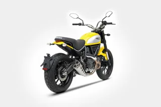 ZARD Sport Auspuff &amp; Kat Edelstahl Special Edition Ducati Scrambler 800 Bj. 2017-2020 EURO-4 +ABE