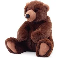 Uni-Toys Kuscheltier "Mika", Braunbär - superweich - 29 cm - Plüsch-Bär, Teddy, Teddybär, zu 100 % recyceltes Füllmaterial