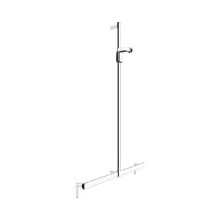 KEUCO AXESS Duschhandlauf mit Brausestange, Metall, B: 100 x H: 130,1 cm, 35014011013 35014011013