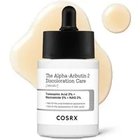 Cosrx Gesichtsserum The Alpha-Arbutin 2 Discoloration Care Serum 50 ml – K-Beauty Gesichtsserum mit 2 % Alpha-Arbutin, 3 % Tranexamsäure & 5 % Niacinamid, mildert Pigmentflecken, verfeinert Teint, leichte Gel-Textur