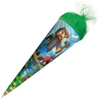 Roth Schultüte Roth Schultüte Block Game rund Tüllverschluss 50cm