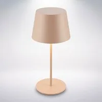 Briloner Leuchten LED Tischleuchte Tischlampe kabellos Akku Touch Dimmbar USB-C, LED wechselbar, 2700K, 9,5x20,5 cm, Indoor/Outdoor, Balkon, Terrasse, Wohnzimmer