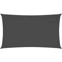 vidaXL Sonnensegel Sonnensegel Oxford-Gewebe Rechteckig 2x4,5 m Anthrazit, (1-tlg)