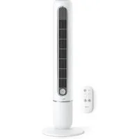 Philips Turmventilator CX5550 Serie 5000 mit 5 Geschwindigkeiten u. Aromatherapie-Zusatz, Oszillierend, leise, mit Timer u. Fernbedienung
