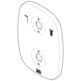 Dornbracht Platte für Therm. 091102228-00 chrom