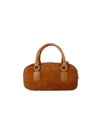 Giulia Monti Schultertasche Hellbraun