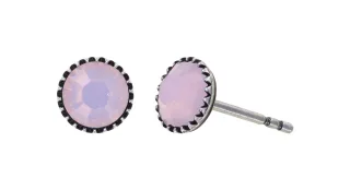 konplott - Ohrstecker - Black Jack lila
