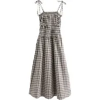 Next Bandeaukleid Schlichtes Maxikleid mit Bandeau-Ausschnitt (1-tlg)
