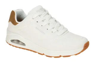 Skechers 183004 WHT Herren Sneakers Wei? - UNO SUITED ON AIR Memory Foam