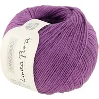 LANA GROSSA LINISSIMO Häkelwolle, 187 m (leichtes, locker verzwirntes Baumwoll-Leinengarn), 50 g